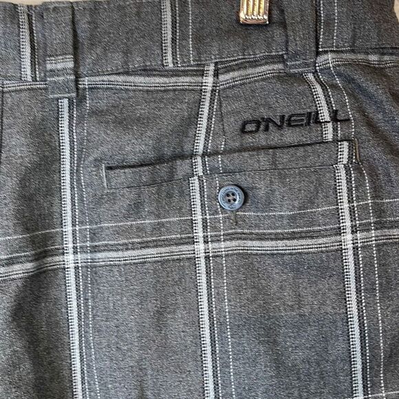 O’Neill Men’s Gray Plaid Knee length Shorts size 36 - Picture 5 of 5